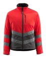 Mascot Veiligheids Fleece jas Sheffield 15503-259  hi-vis rood-donkerantraciet